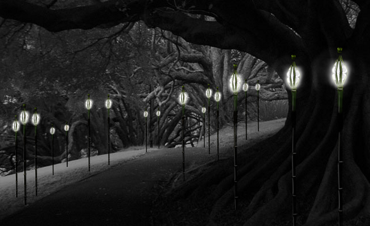 Concept Lights in the park