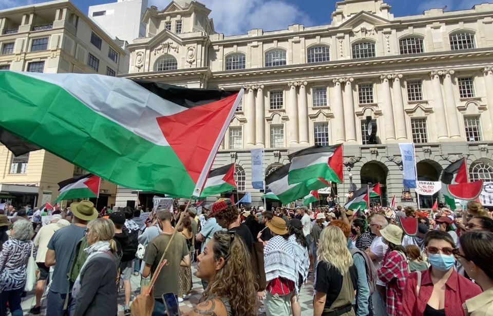 Call for Gaza ceasefire boosted by Auckland's International Women's Day 