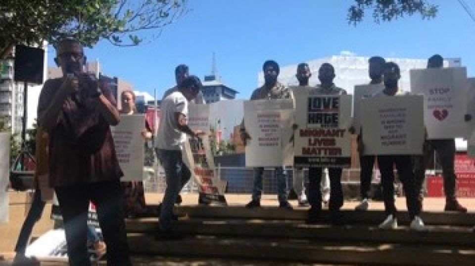 Politician slammed at immigrant visa protest in Auckland