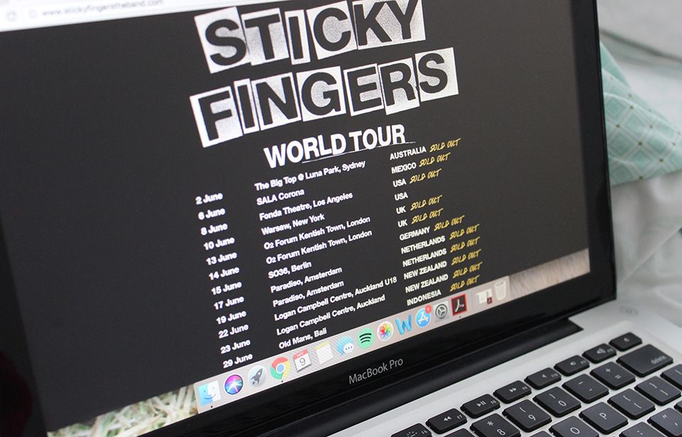 Sticky Fingers announce comeback world tour