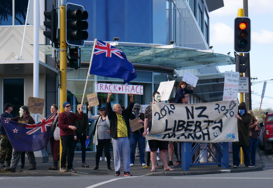 Anti-lockdown protests carry on in Whangarei