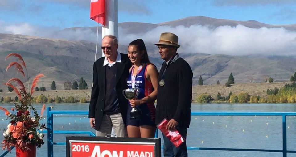 Ashburton girl makes rowing history